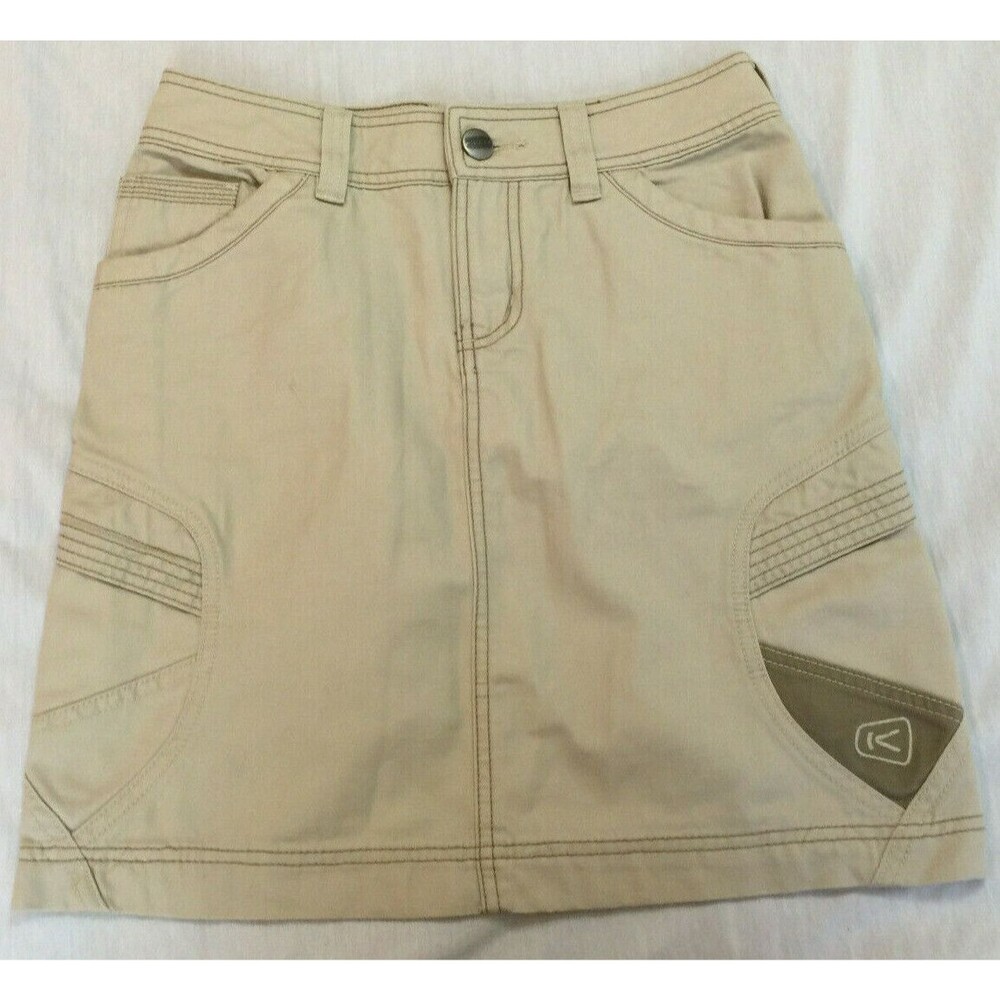 KEEN WOMENS CARGO COTTON SKIRT SIZE 0